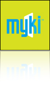 myki - icon design, point of sale, posters, newsletters